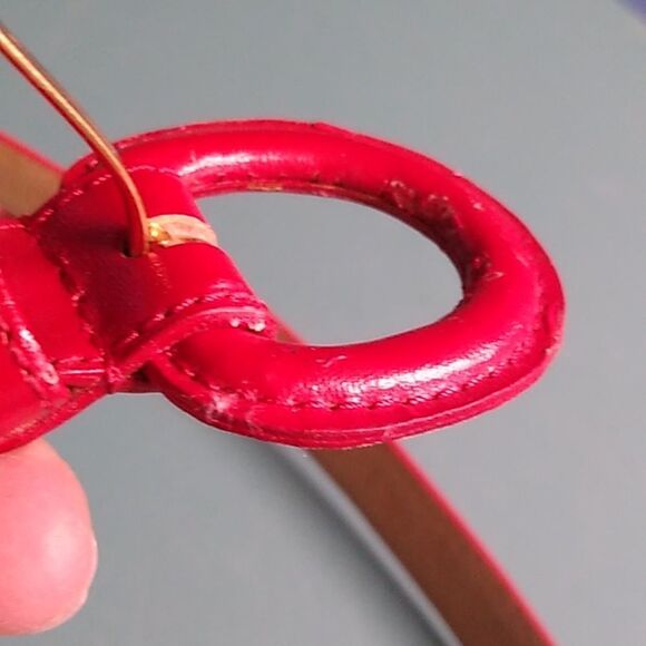 Stylish Leather Belt Trio Red White Brown - Picture 8 of 12